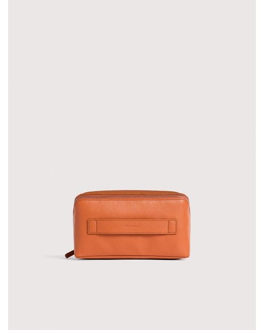 Coccinelle Multicolor Grained Leather Make-Up Bag Smart To Go Medium
