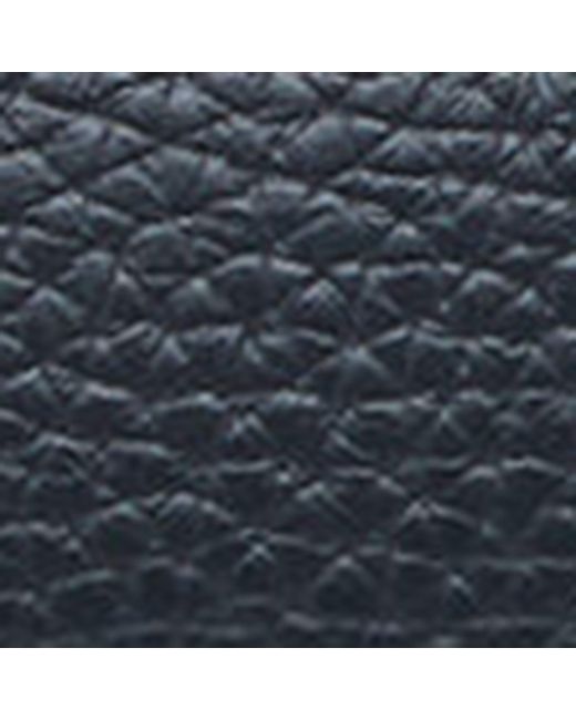 Coccinelle Blue Grained Leather Handbag Arlettis Medium