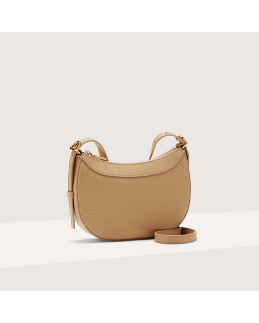 Coccinelle Natural Grained Leather Minibag Whisper