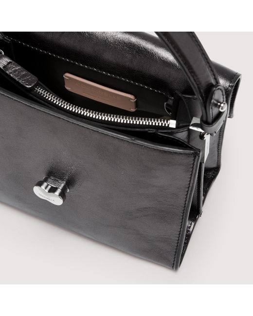Coccinelle Pearl Leather Handbag Binxie Pepita Small in Black | Lyst