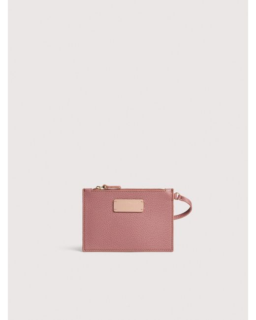 Coccinelle Pink Grained Leather Handbag C-Easy Small
