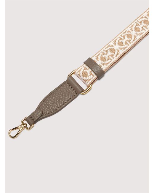 Coccinelle Brown Grained Leather Phone Holder Pixie Mini