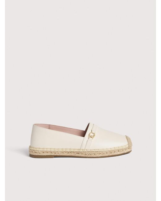 Coccinelle Natural Smooth Leather Espadrilles C-Easy