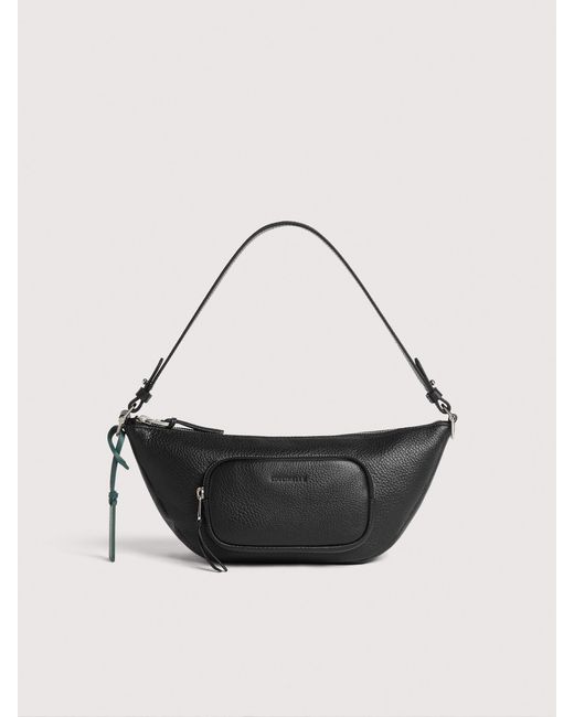 Coccinelle White Grained Leather Crossbody Bag Smart To Go Paki Small