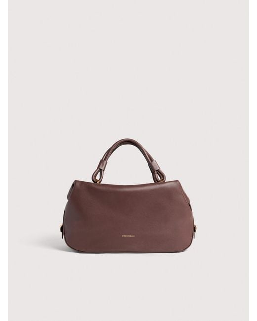 Coccinelle Pink Smooth Leather Handbag Lizzie Small
