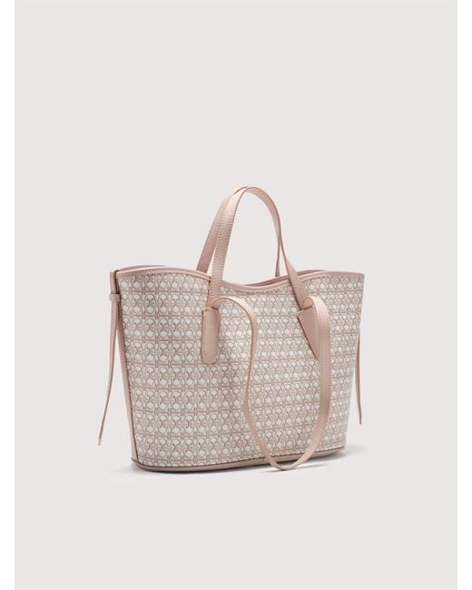 Coccinelle Gray Monogram Coated Canvas And Grained Leather Tote Bag New Never Without Bag Coated Monogram Medium