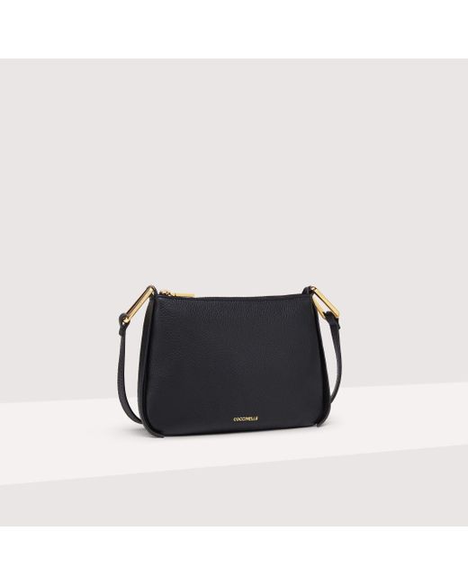Coccinelle Black Grained Leather Minibag Magie Small
