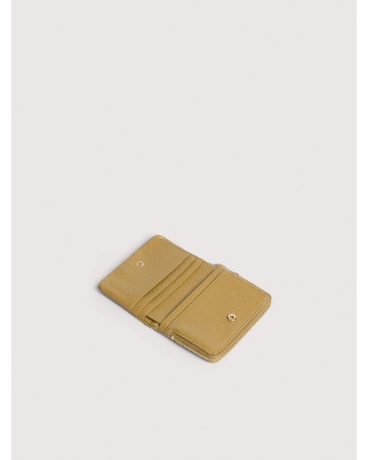 Coccinelle Natural Small Grained Leather Wallet C-Me Medium