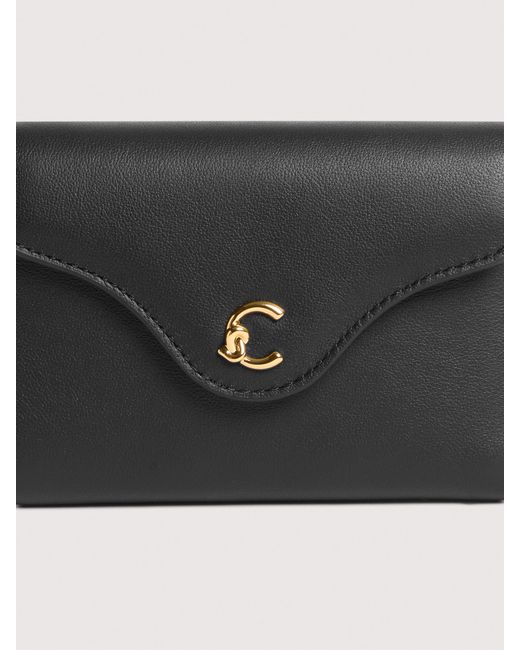 Coccinelle White Smooth Leather Wallet C-Me Medium