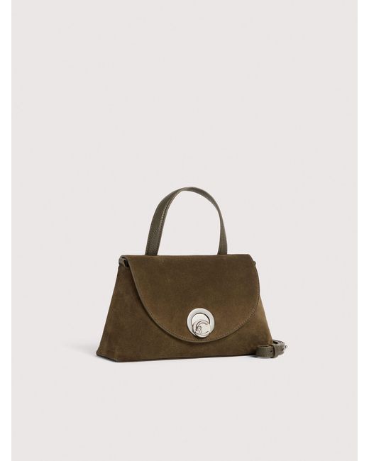 Coccinelle Natural Suede Handbag Nikla Small