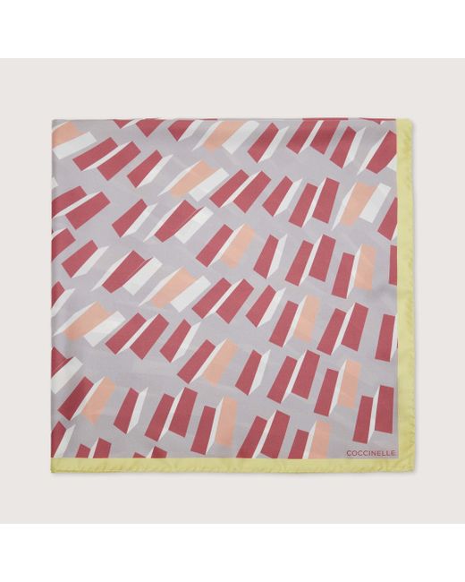 Coccinelle Pink Halstuch aus Seide Color Steps