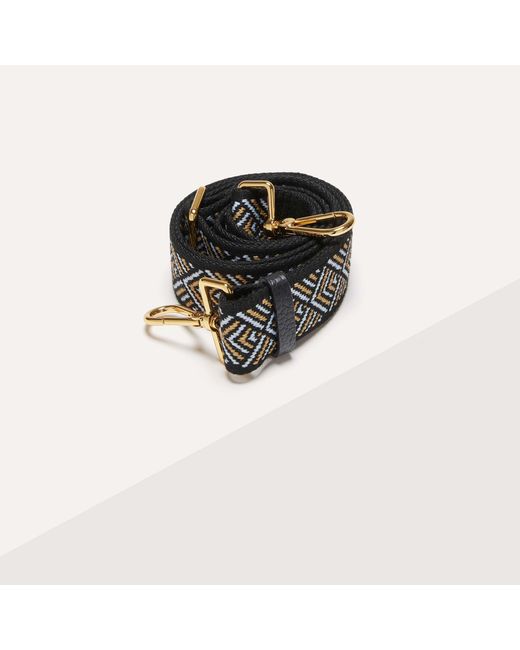 Coccinelle Black Fabric Shoulder Strap Rays