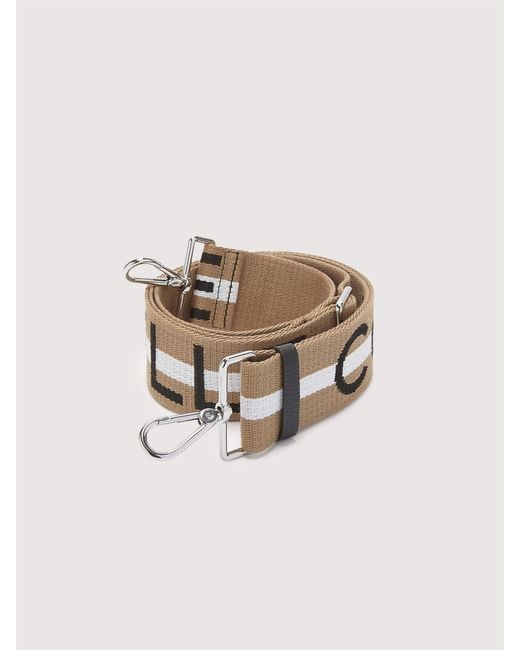 Coccinelle White Fabric Shoulder Strap Logo
