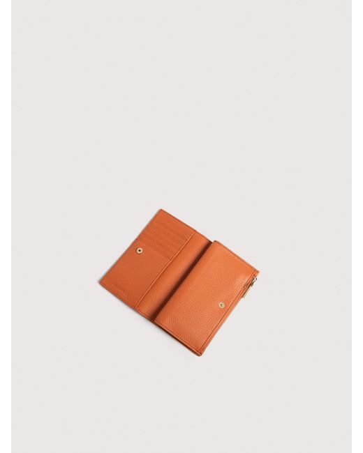 Coccinelle Multicolor Medium Grained Leather Wallet Metallic Medium