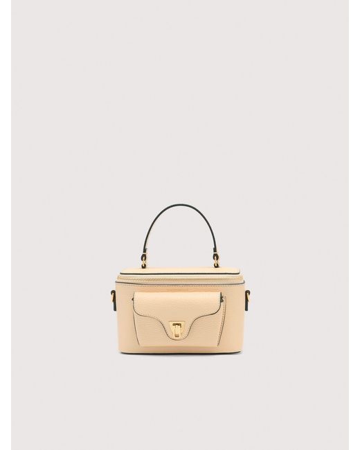 Coccinelle Natural Grained Leather Minibag Beat Generation Mini
