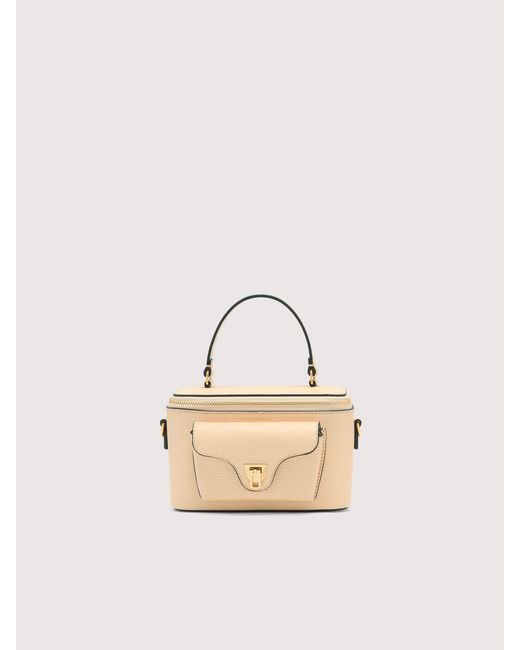 Coccinelle Natural Grained Leather Minibag Beat Generation