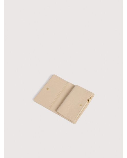 Coccinelle Natural Medium Grained Leather Wallet C-Me Large
