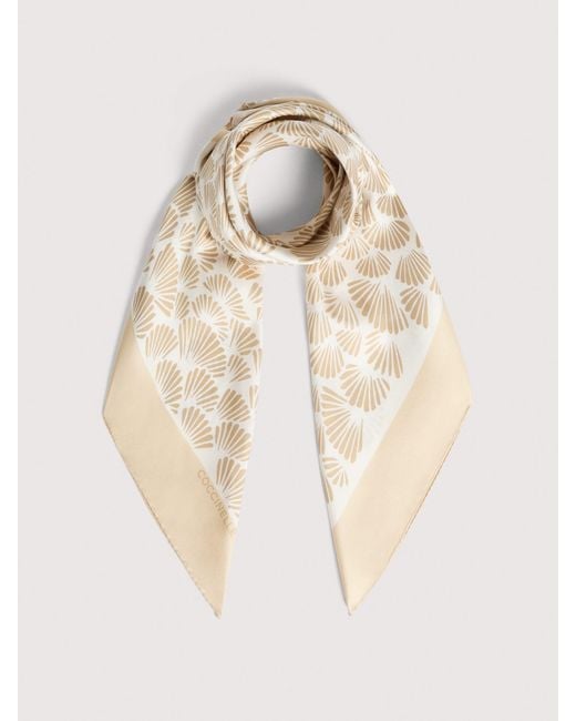 Coccinelle Natural Silk Foulard Shell