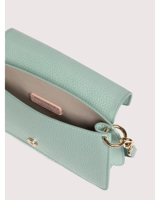 Coccinelle Green Grained Leather Minibag C-Me Mini