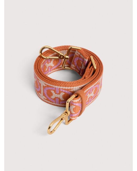 Coccinelle White Jacquard Fabric Shoulder Strap Monogram