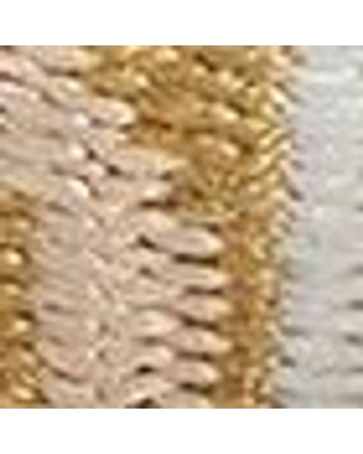 Coccinelle Metallic Jacquard Fabric Shoulder Strap Monogram