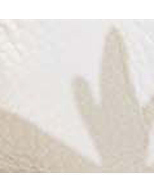 Coccinelle White Umhängetasche aus Leder mit Shadow-Print Beat Shadow print Small