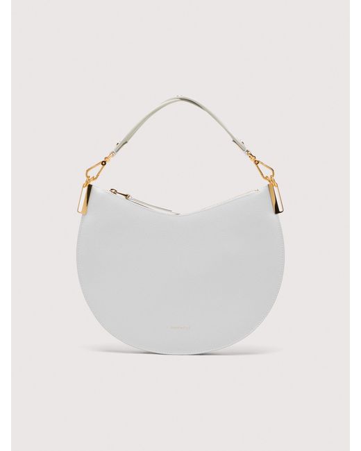 Coccinelle Multicolor Two-Sided Leather Shoulder Bag Sunup Medium