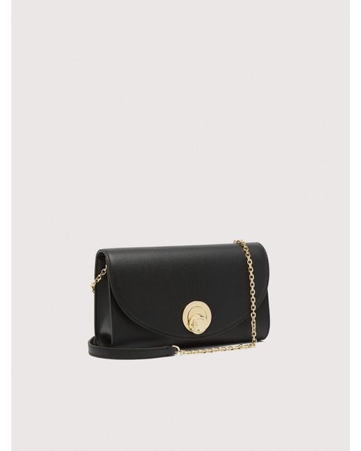 Coccinelle Black Clutch Aus Glattleder Nikla Small