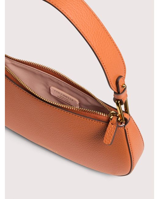 Coccinelle White Grained Leather Minibag Merveille Mini