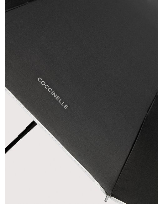 Coccinelle White Nylon Umbrella Smart To Go