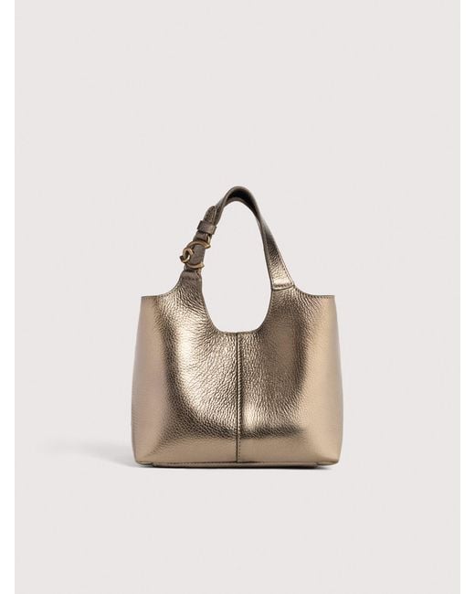 Coccinelle Natural Grained Leather Handbag C-Easy Small
