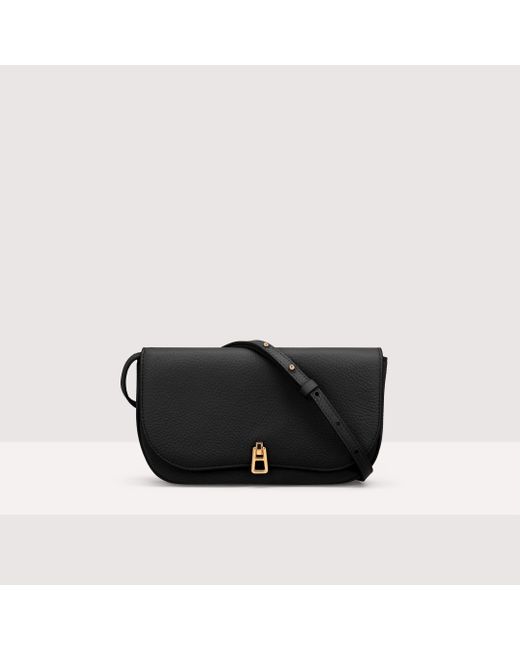 Coccinelle Black Grained Leather Minibag Magie