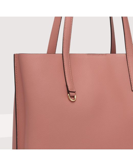 Borsa shopping in Pelle double Matinee di Coccinelle in Pink