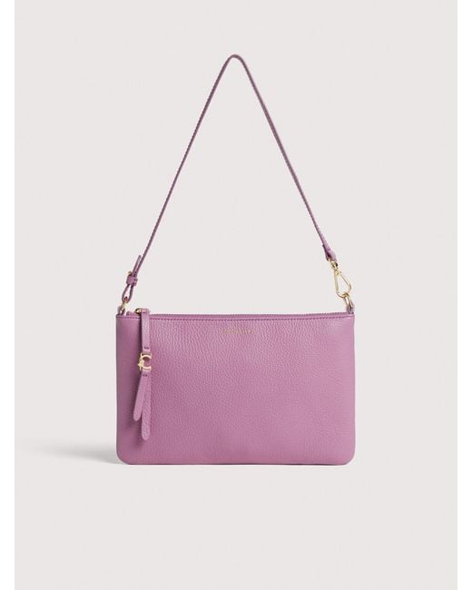 Coccinelle Pink Grained Leather Minibag C-Easy Mini