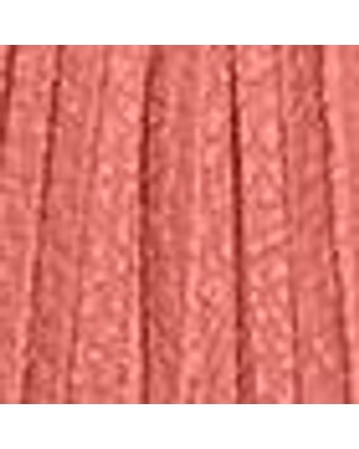 Coccinelle Pink Schlüsselanhänger Aus Genarbtem Leder Und Metall Tassel