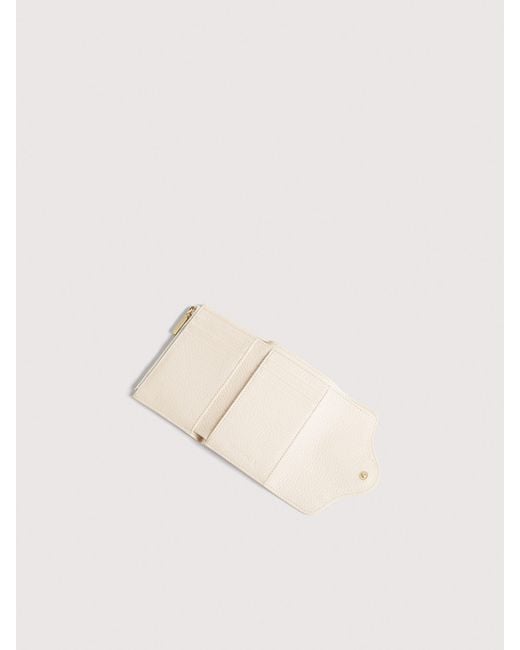 Coccinelle Natural Small Grained Leather Wallet C-Me Small