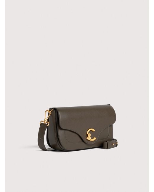 Coccinelle Multicolor Smooth Calf Leather Shoulder Bag C-Me Medium