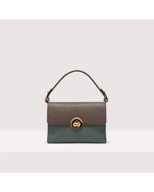 Coccinelle Multicolor Grained Leather Handbag Binxie Tricolor Small