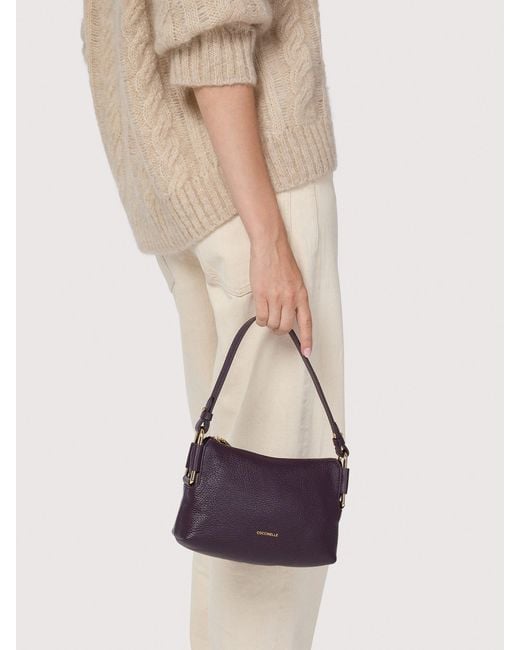 Coccinelle Natural Grained Leather Minibag Rebekka