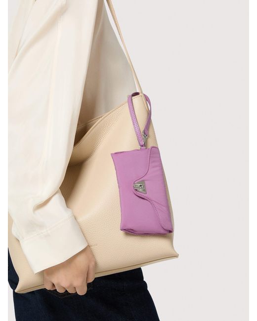 Coccinelle Brown Monogram Nylon And Nylon Tote Bag Smart To Go Beat Medium