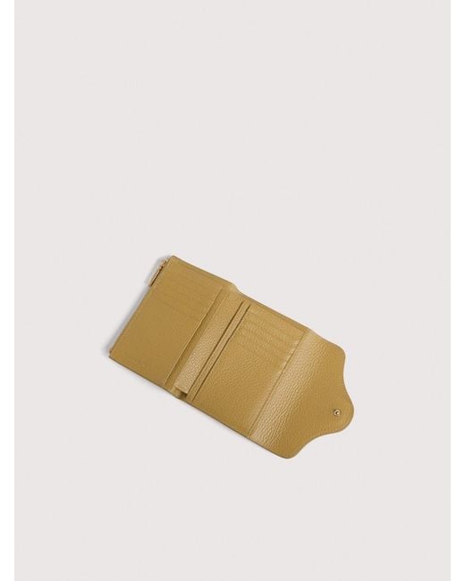 Coccinelle Natural Medium Grained Leather Wallet C-Me Medium