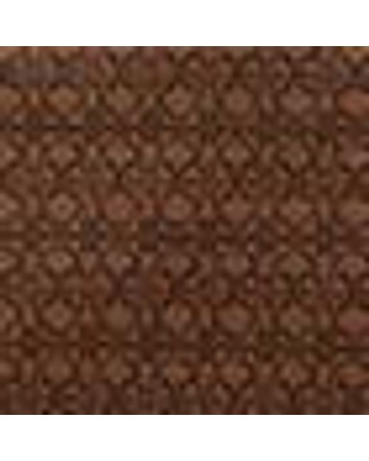 Coccinelle Brown Shopper Aus Beschichtetem Canvas Mit Monogram-Muster Und Genarbtem Leder New Never Without Bag Coated Monogram Medium