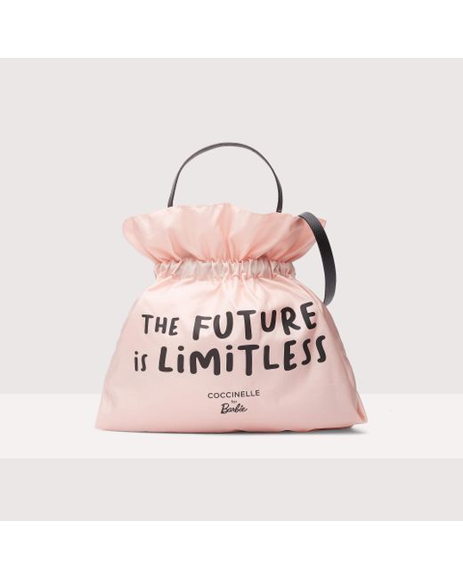 Coccinelle Pink Nylon Handbag For Barbie