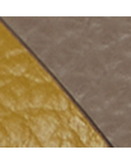 Coccinelle Metallic Gürtel aus genarbtem Leder Logo C Reversible