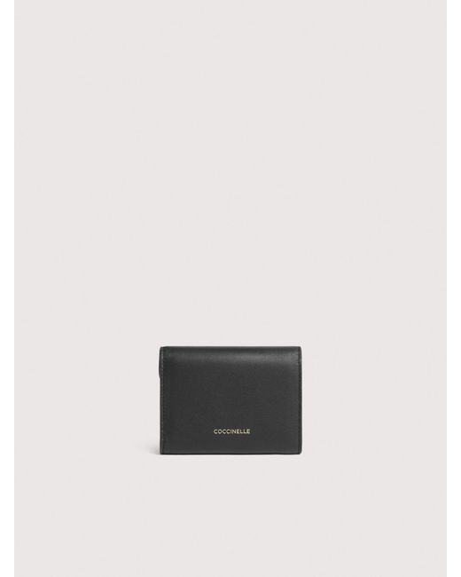 Coccinelle White Smooth Leather Wallet C-Me Small