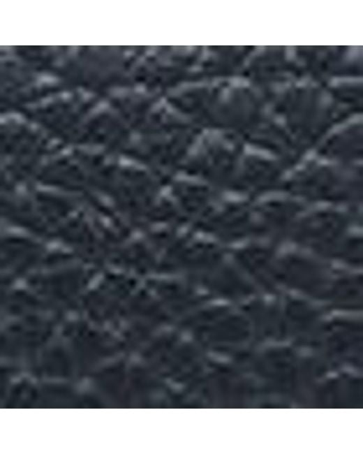 Coccinelle Blue Grained Leather Clutch Bag Arlettis Mini
