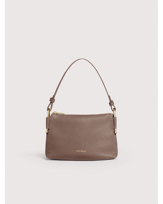 Coccinelle Natural Grained Leather Minibag Rebekka