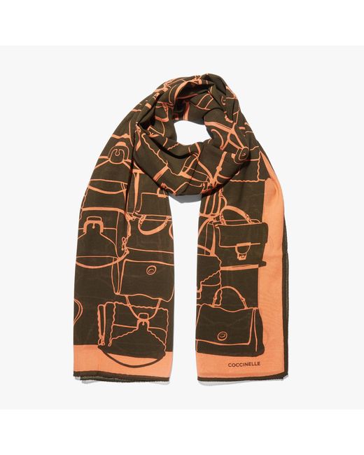 Coccinelle Scarves Scarves And Foulards in Metallic | Lyst