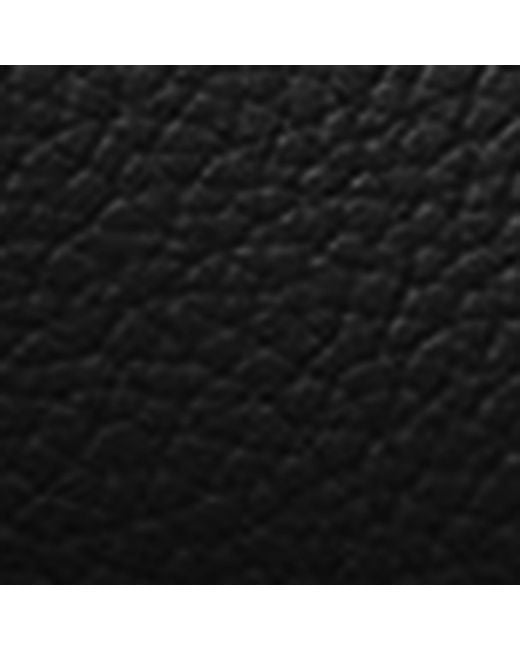 Coccinelle Black Grainy Leather Card Holder Tassel Small