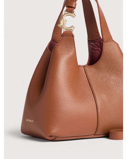 Coccinelle Multicolor Grained Leather Handbag C-Easy Small